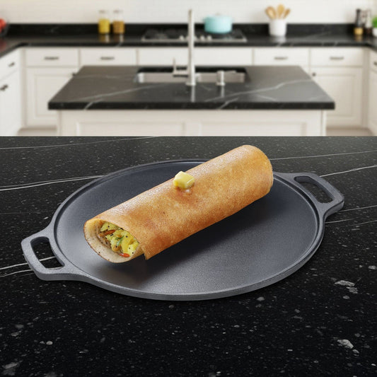 Eleenova Shakti Cast Iron Cookware - Dosa Tawa 30 cm