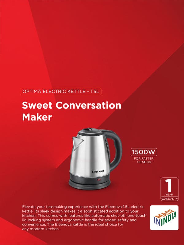 Optima Electric Kettle 1.5 Litres