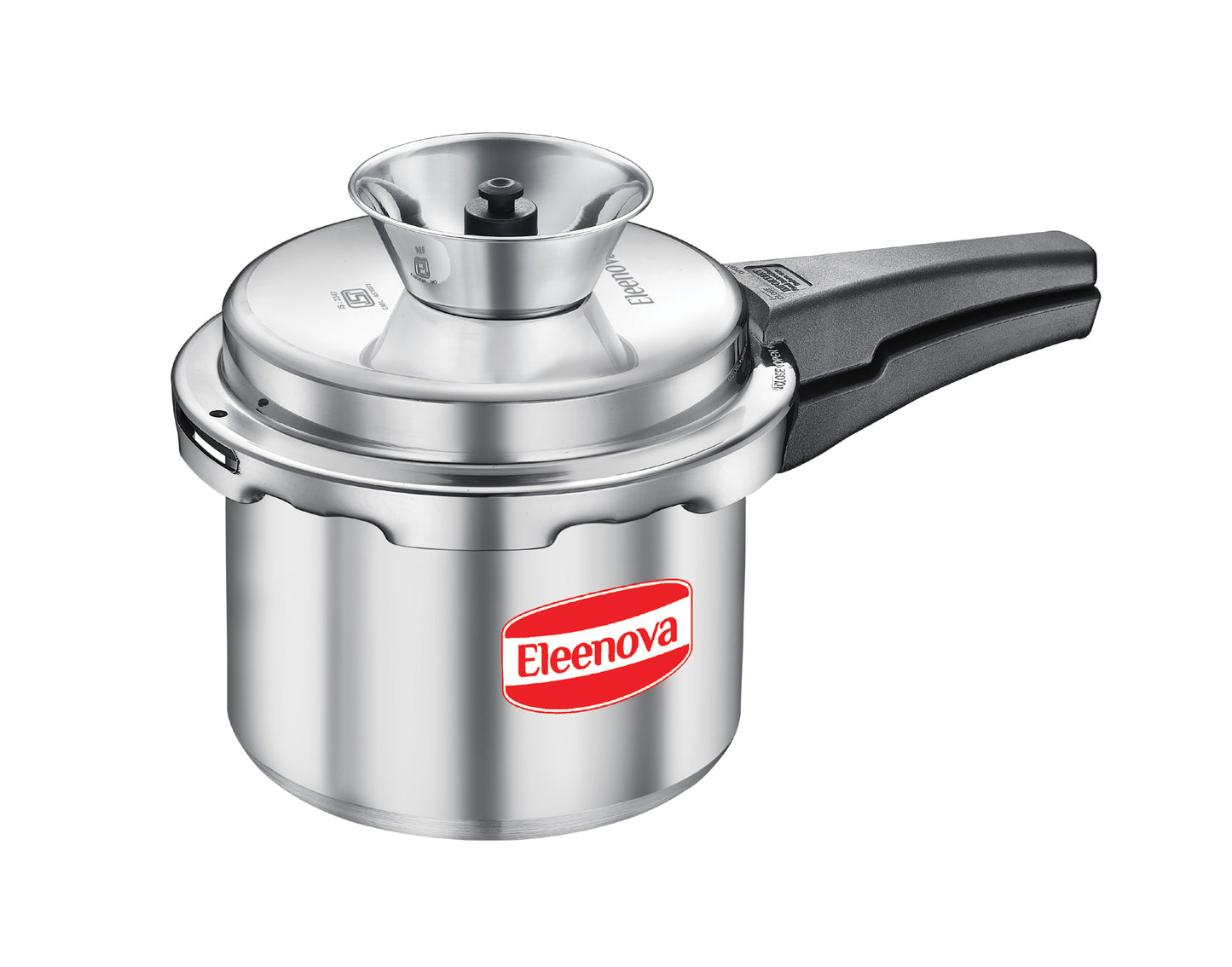 Eleenova Vintage OL Aluminium Pressure Cooker – Without IB, Precision Weight Valve, ISI Certified, 5-Year Warranty