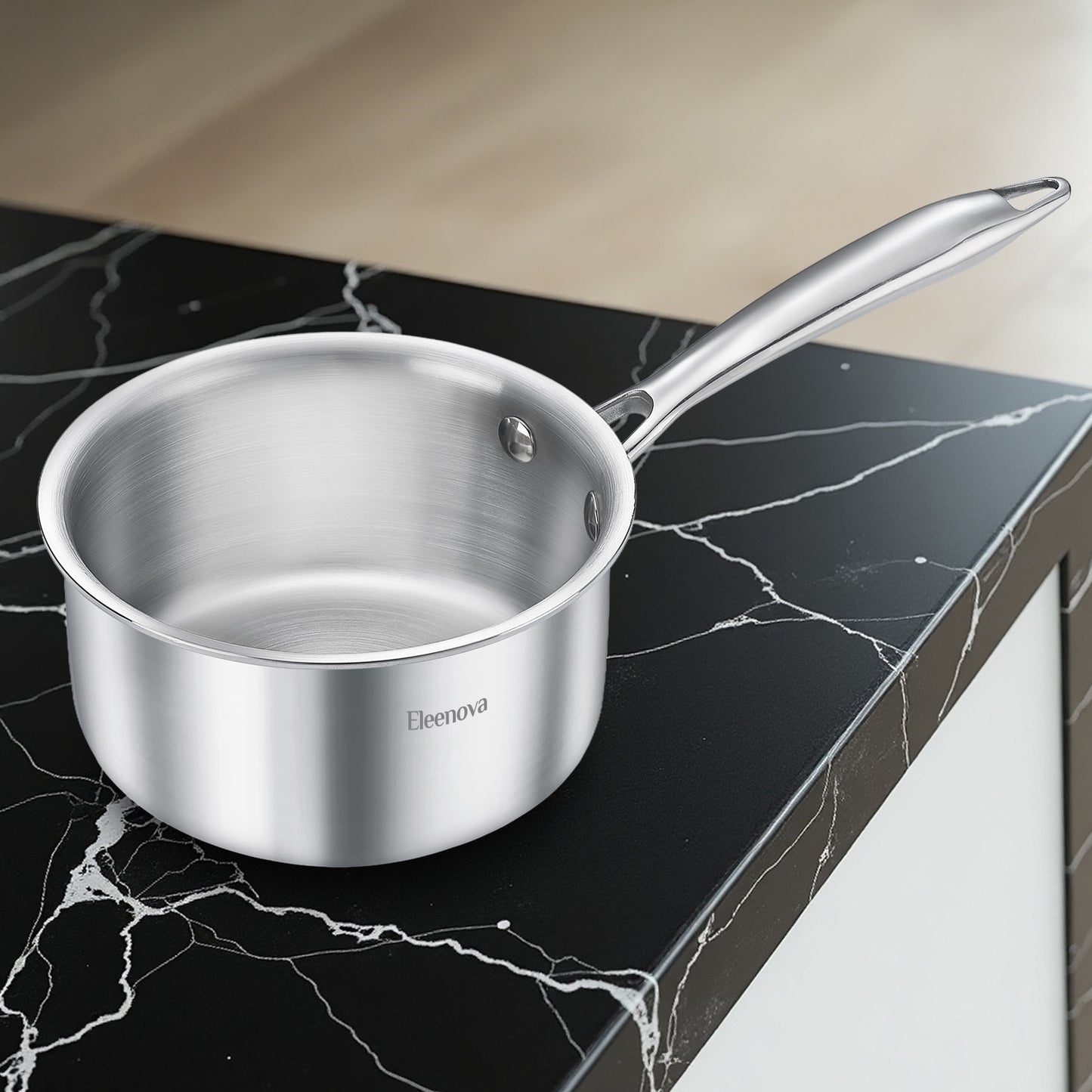 Eleenova Signature Tri Ply Sauce Pan 16 cm