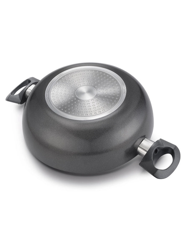 Aspire Non – Stick Cookware -KADAI WITH GLASS LID 24 cm