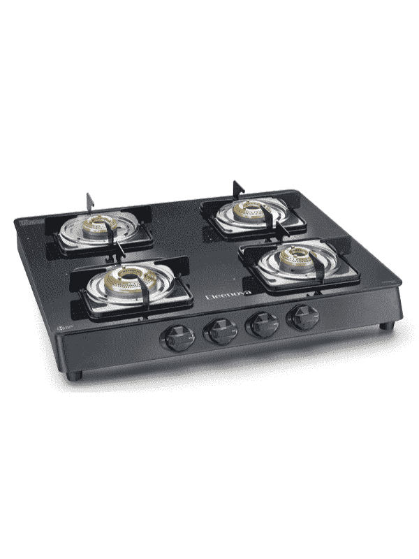 Constellation Glass Top Gas Stove with 4 Brass Burners