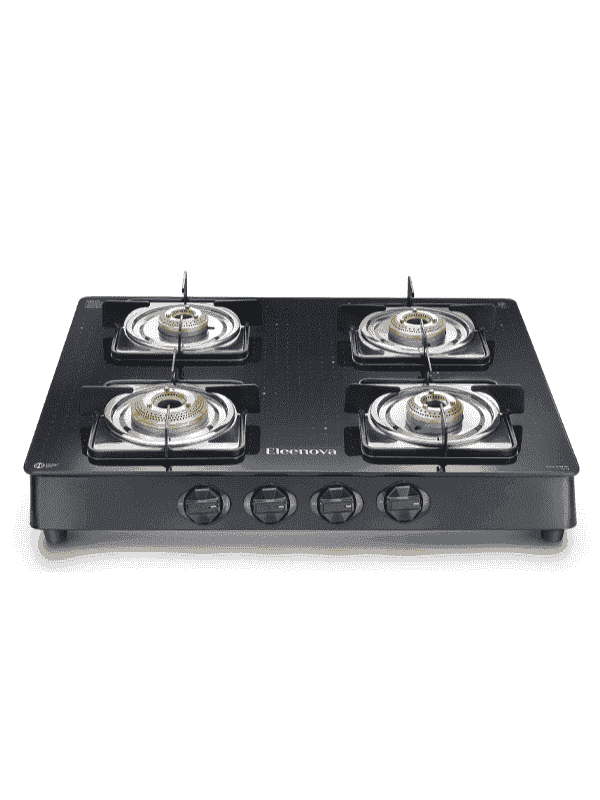 Constellation Glass Top Gas Stove with 4 Brass Burners