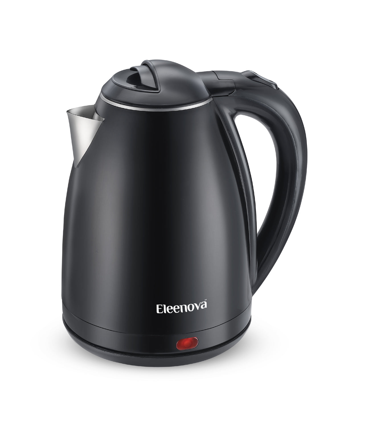 Eleenova Optima Cool Touch 1.5L Electric Kettle 1500W | Cool Touch Body | Concealed Heating Element | Auto Cut-Off | 360° Swivel Base | Cool Touch Handle & Lid | Easy Maintenance | 1 Year Warranty