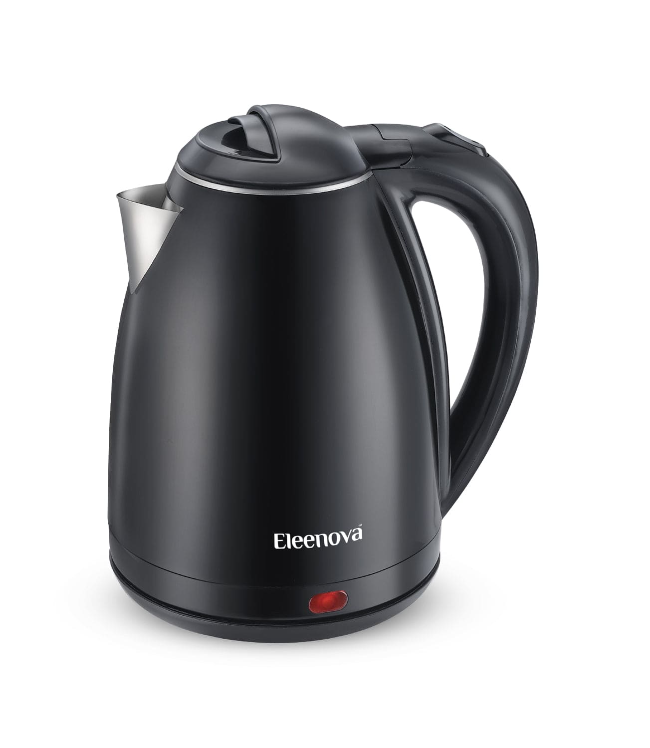 Eleenova Optima Cool Touch 1.5L Electric Kettle 1500W | Cool Touch Body | Concealed Heating Element | Auto Cut-Off | 360° Swivel Base | Cool Touch Handle & Lid | Easy Maintenance | 1 Year Warranty
