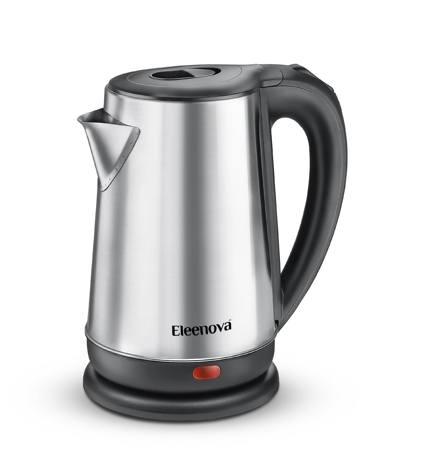 Eleenova Optima 1.7L Electric Kettle 1500W | Stainless Steel Body | Concealed Heating Element | Stainless Steel Lid | Auto Cut-Off | 360° Swivel Base | Cool Touch Handle & Lid | 1 Year Warranty