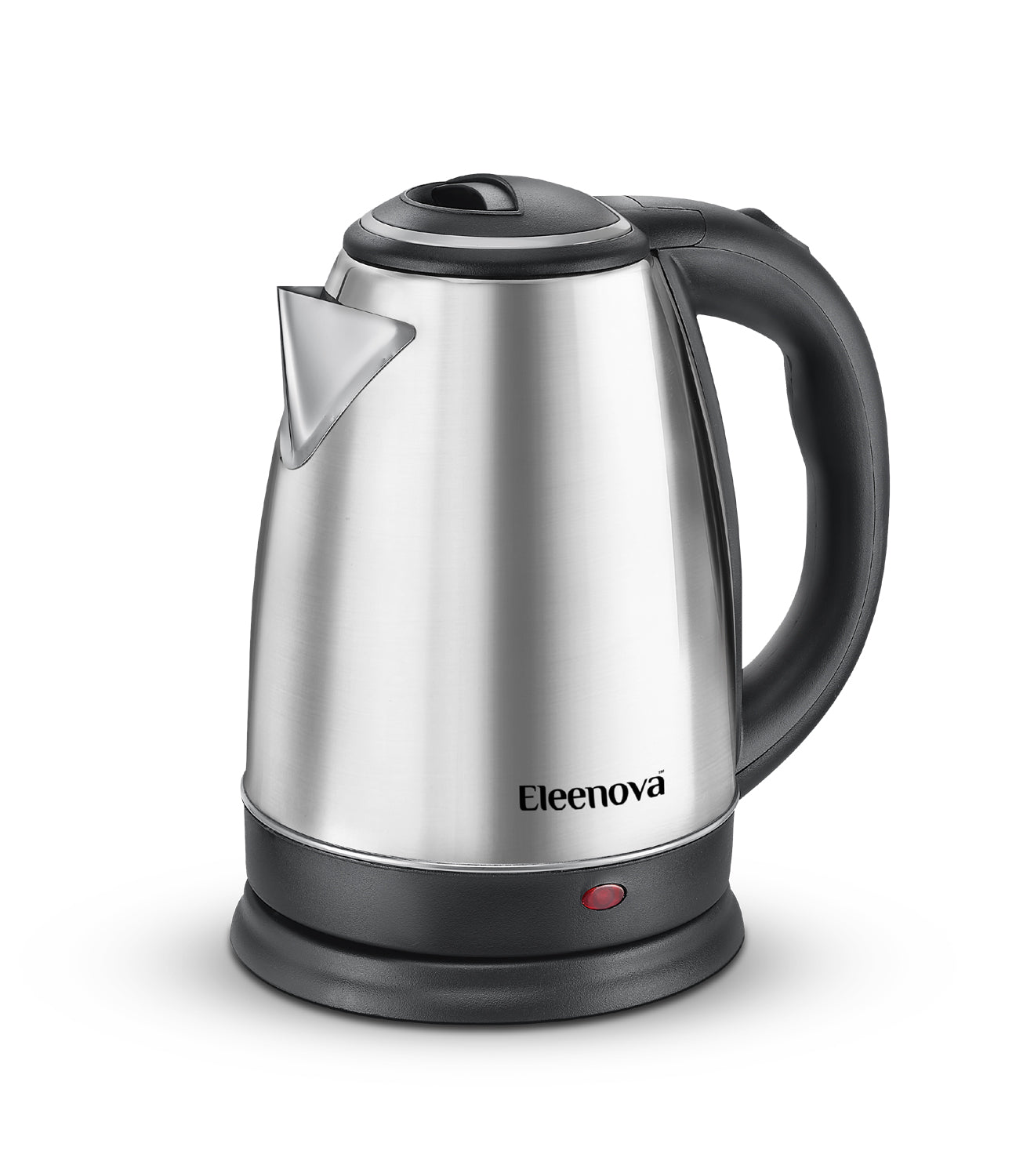 Eleenova Optima 1.8L Electric Kettle 1500W | Stainless Steel Body | Concealed Heating Element | Stainless Steel Lid | Auto Cut-Off | 360° Swivel Base | Cool Touch Handle & Lid | Easy Maintenance | 1 Year Warranty