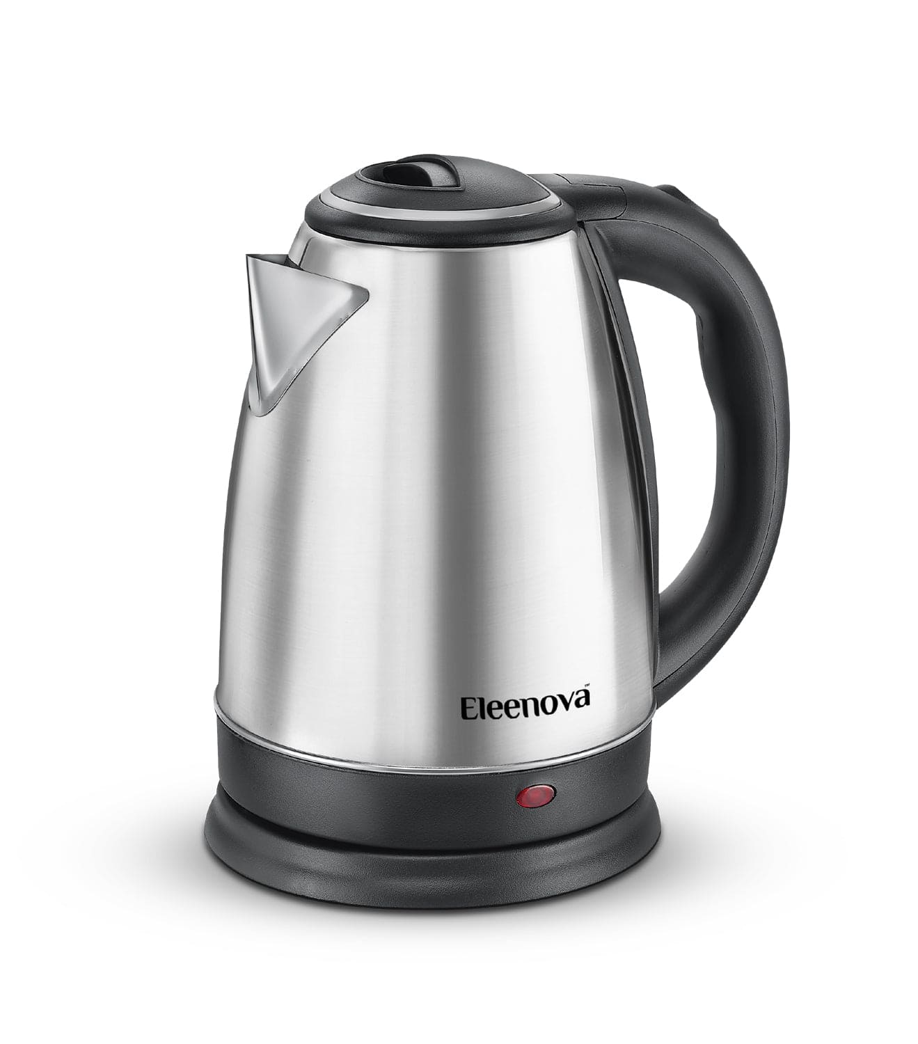 Eleenova Optima 1.8L Electric Kettle 1500W | Stainless Steel Body | Concealed Heating Element | Stainless Steel Lid | Auto Cut-Off | 360° Swivel Base | Cool Touch Handle & Lid | Easy Maintenance | 1 Year Warranty