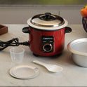Eleenova Rice Cooker | Harmony 0.6 L | Keep Warm Function | 2 Aluminum Bowls Included | Detachable Power Cord for Easy Storage | Precise Thermostat Control