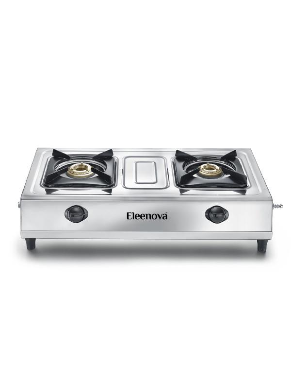 Majesty Plus Special Edition Stainless Steel Gas Stove with One Small Burner and one Jumbo Burner