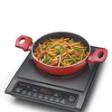 Cresta 1600 W Superior Crystal Glass Push Button Induction Cooktop