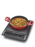 Cresta 1600 W Superior Crystal Glass Push Button Induction Cooktop