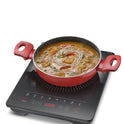 Reflection 2000 W Superior Crystal Glass Soft Touch Induction Cooktop