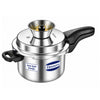 Eleenova Triply Pressure Cooker 3 L | World's First Pressure Cooker with Spill Bowl-Patent Applied  | 5 Year Warranty | ISI Certified | Tri Ply Stainless Steel Body | Metallic Safety Plug | Food Safe Nitrile Gasket | Serves 3-4 People