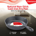 Eleenova Shakti Cast Iron Cookware - Fry Pan 20 cm