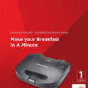 Supreme Sandwich Maker with Fixed Sandwich Plates