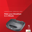 Supreme Sandwich Maker with Fixed Grill Plates