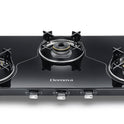 Eleenova Olive Gas Stove Range | Olive 2B, Olive Plus 2B, Olive 3B  | Ultra Slim Design | Teknotuf Superior Glass | High-Speed Jumbo Burner | Premium Brass Burners | 360° Rotating Inlet Nozzle | 5 Year Glass Warranty