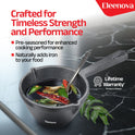 Eleenova Shakti Cast Iron Cookware - Tadka Pan 14 cm