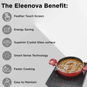 Reflection 2000 W Superior Crystal Glass Soft Touch Induction Cooktop
