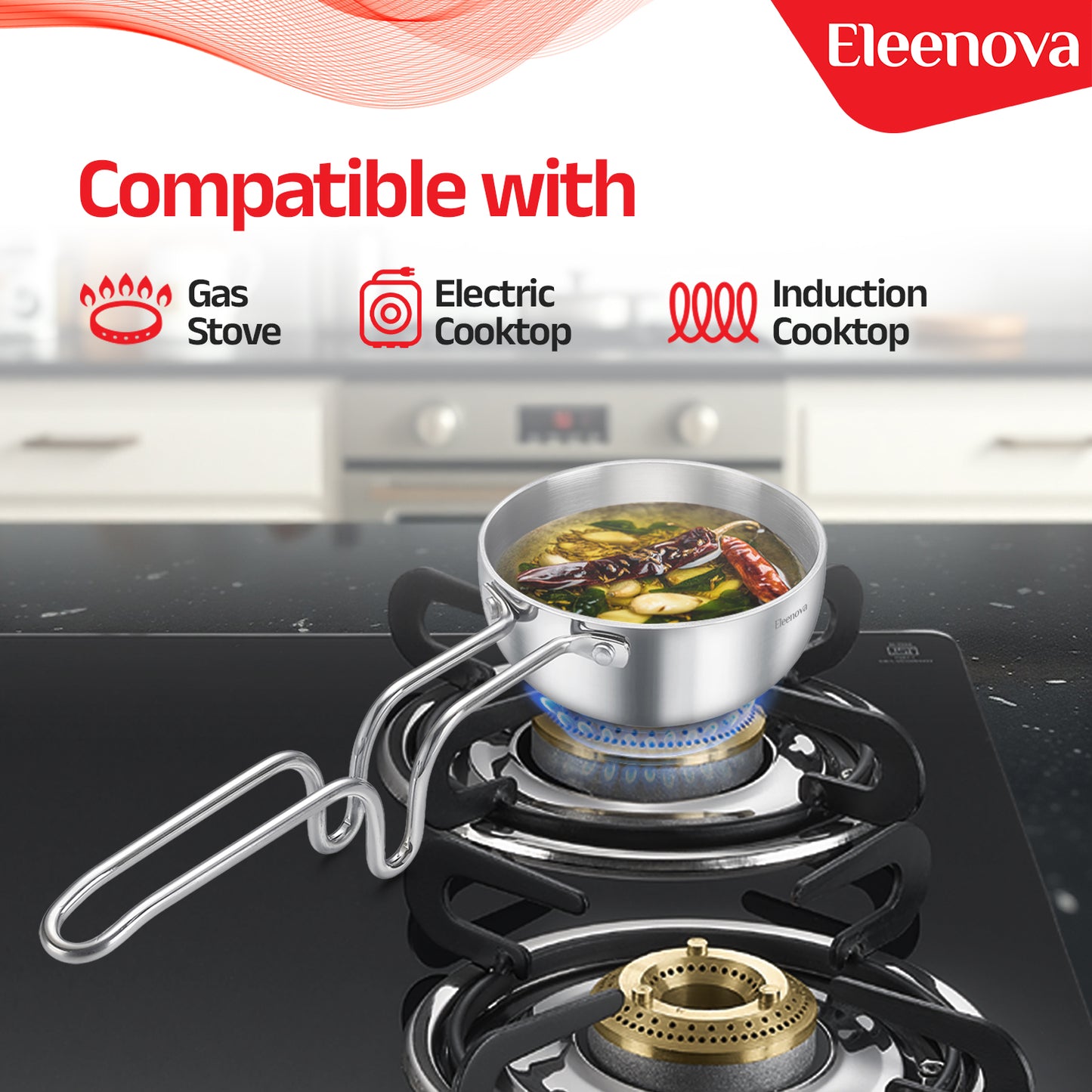 Eleenova Signature Tadka Pan 11.5 cm