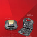 Crown Sandwich Maker with Fixed Sandwich Plates