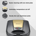 Crown Sandwich Maker with Fixed Sandwich Plates