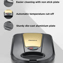 Crown Sandwich Maker with Fixed Grill Plates