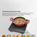 Reflection 2000 W Superior Crystal Glass Soft Touch Induction Cooktop