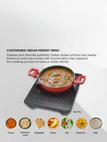 Reflection 2000 W Superior Crystal Glass Soft Touch Induction Cooktop