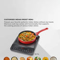 Magnite 1200 W Superior Crystal Glass Push Button Induction Cooktop