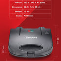 Supreme Sandwich Maker with Fixed Sandwich Plates