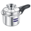 Eleenova Stainless Steel Pressure Cooker 3 L | World's First Pressure Cooker with Spill Bowl- Patent Applied | 5 Year Warranty | ISI Certified | High Quality Stainless Steel | Metallic Safety Plug | Food Safe Nitrile Gasket | Serves 3-4 People