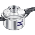 Eleenova Stainless Steel Pressure Cooker 5 L | World's First Pressure Cooker with Spill Bowl - Patent Applied | 5 Year Warranty | ISI Certified | High Quality Stainless Steel | Metallic Safety Plug| Food Safe Nitrile Gasket | Serves 4-6 People