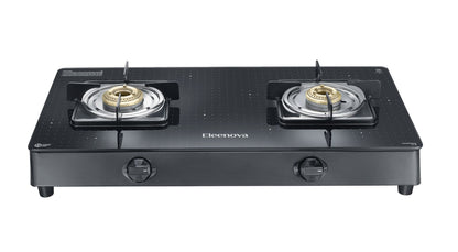 Eleenova Constellation Gas Stove | 2 Burner, 3 Burner & 4 Burner | Advanced Teknotuf Superior Glass | High-Speed Jumbo Burner | 360° Rotating Inlet Nozzle | Square Drip Tray | ISI Certified | 5 Year Glass Warranty