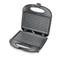Eleenova Crown Grill Maker 800W | Non-Stick Grill Plates | Sturdy Die-Cast Aluminium Plate | Automatic Temperature Cut-Off | Heat-Resistant Bakelite Body | Power Indicator | 1 Year Warranty