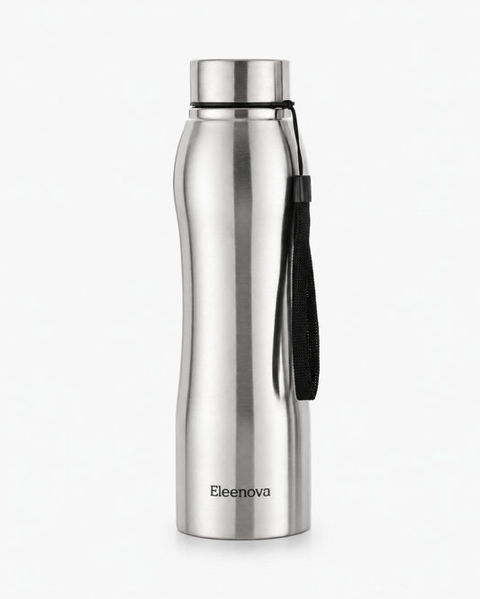 Eleenova Pureflow Stainless Steel Water Bottle | V1, V2 & V3 | 1000ml Capacity | High Grade Stainless Steel Body & Lid | BPA-Free | Lightweight | Spill-Free | Easy to Maintain | 1 Year Warranty