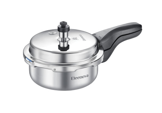 Eleenova Endura OL Triply Cookers | Tri-Ply Pressure Cooker | Gas & Induction Compatible | ISI Certified | 5-Year Warranty