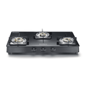 Constellation Glass Top Gas Stove with 3 Brass Burners