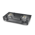 Reflex Glasstop Gas Stove With 2 Brass Burners