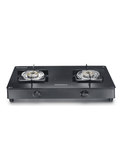 Constellation Glass Top Gas Stove with 2 Brass Burners