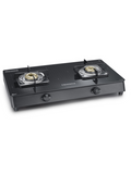 Constellation Glass Top Gas Stove with 2 Brass Burners