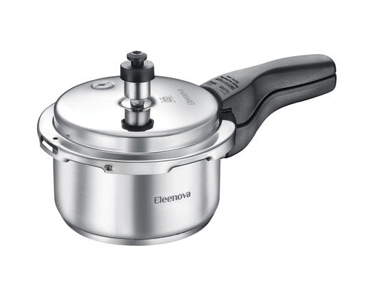 Eleenova Legacy SS OL Cookers | Stainless Steel Pressure Cooker | Gas & Induction Compatible | ISI Certified | 5-Year Warranty