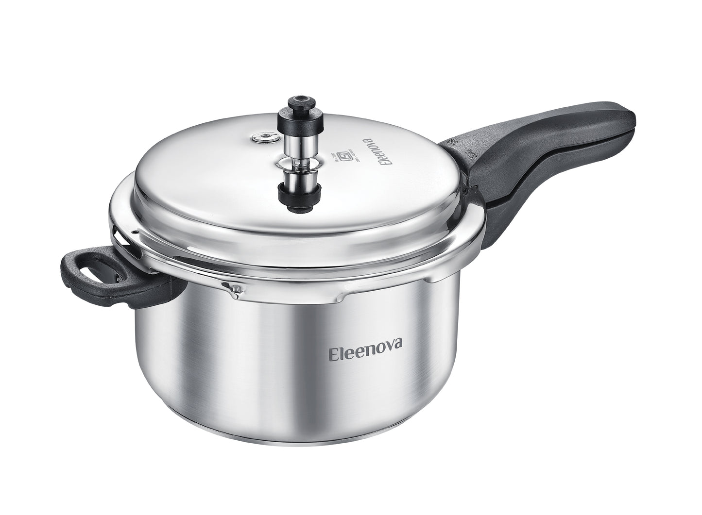 Eleenova Legacy SS OL Cookers | Stainless Steel Pressure Cooker | Gas & Induction Compatible | ISI Certified | 5-Year Warranty