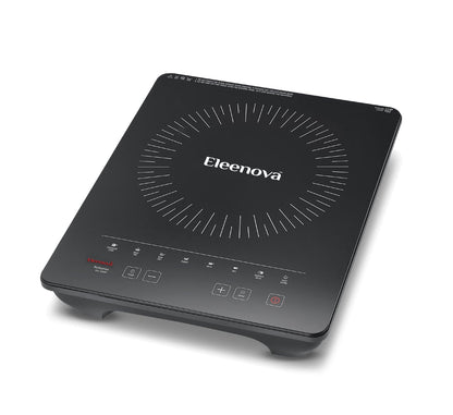 Eleenova Reflection Induction Cooktop 2000W | Superior Crystal Glass | Soft Touch Button | Energy Saver | Customised Indian Preset Menu | Smart Sense Technology | Surge Protection up to 4kV | 1 Year Warranty