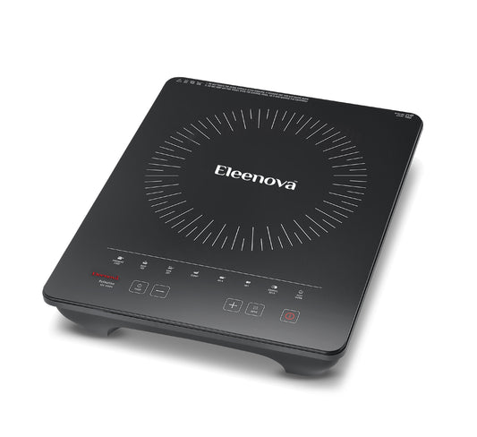 Eleenova Reflection Induction Cooktop 2000W | Superior Crystal Glass | Soft Touch Button | Energy Saver | Customised Indian Preset Menu | Smart Sense Technology | Surge Protection up to 4kV | 1 Year Warranty