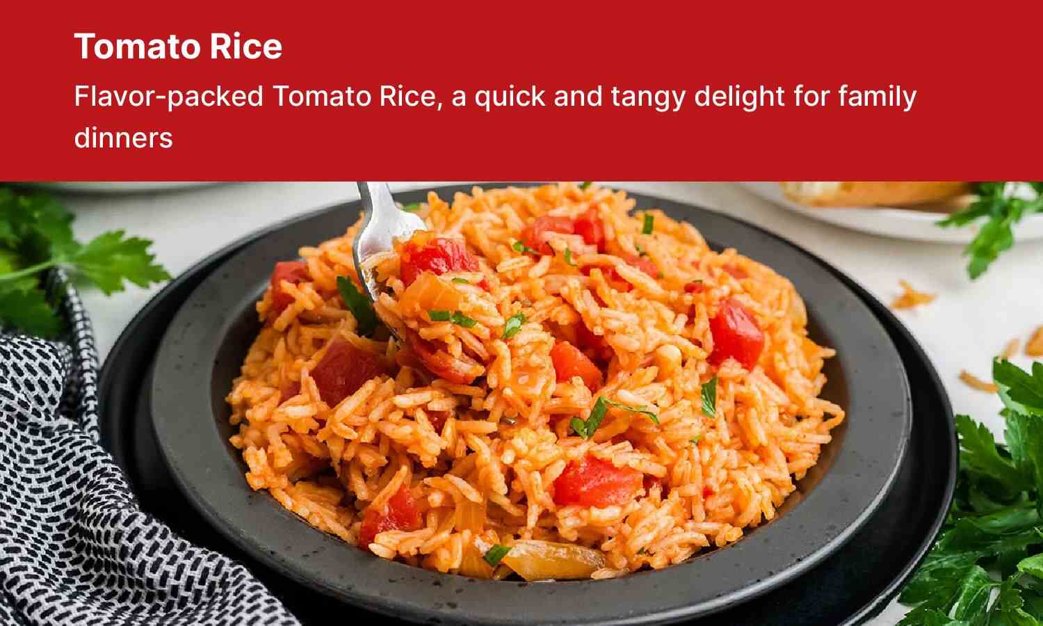 Rice Cooker Recipes - Tomato Rice