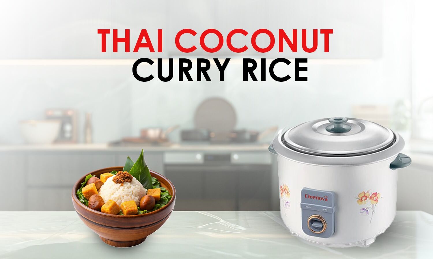 Rice Cooker Recipes Beyond Rice | Thai coconut curry rice