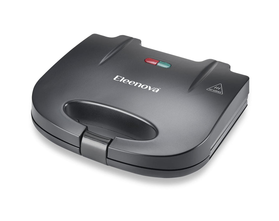 Eleenova Supreme Sandwich Maker 800W | Non-Stick Coating | Sturdy Die-Cast Aluminium Plate | Automatic Temperature Cut-Off | Heat-Resistant Bakelite Body | Power Indicator | Attractive Design | 1 Year Warranty