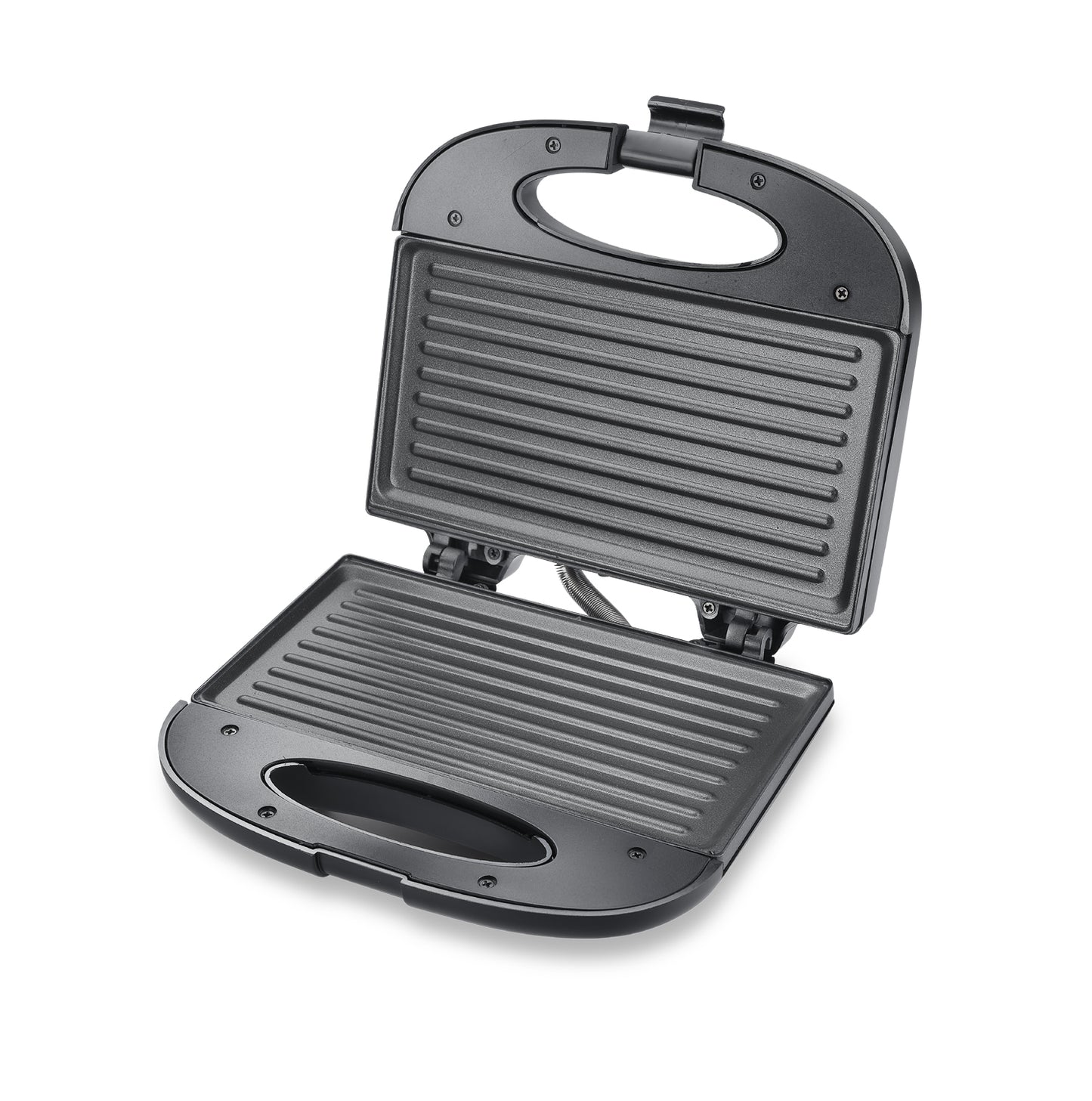 Eleenova Supreme Grill Maker 800W | Non-Stick Grill Plates | Sturdy Die-Cast Aluminium Plate | Automatic Temperature Cut-Off | Heat-Resistant Bakelite Body | Power Indicator | Easy Cleaning | 1 Year Warranty